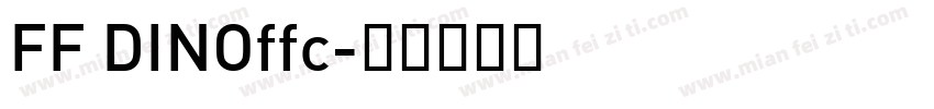 FF DINOffc字体转换